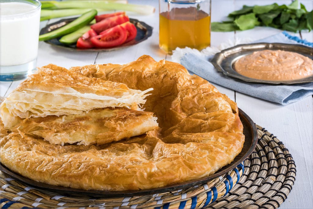 Egyptian Feteer - A favorite item on Egyptian Breakfast Menu